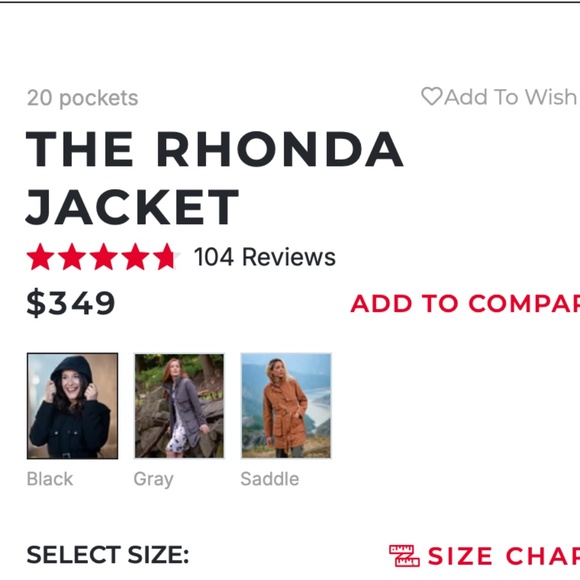 Scottevest Rhonda Trench Coat with hidden pockets S Black Like New - Picture 16 of 16